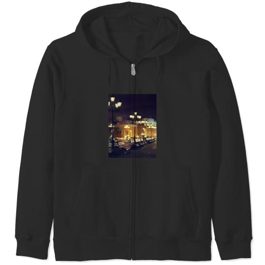 Discover night city Zip Hoodies
