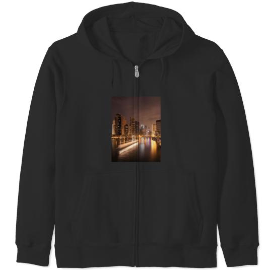 Discover night city Zip Hoodies