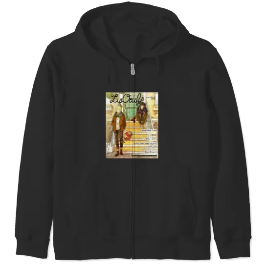 Discover Ash and Eiji Zip Hoodies