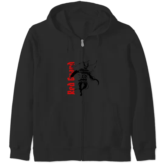 Gloomhaven Jaws of the Lion Red Guard Silhouette Zip Hoodies