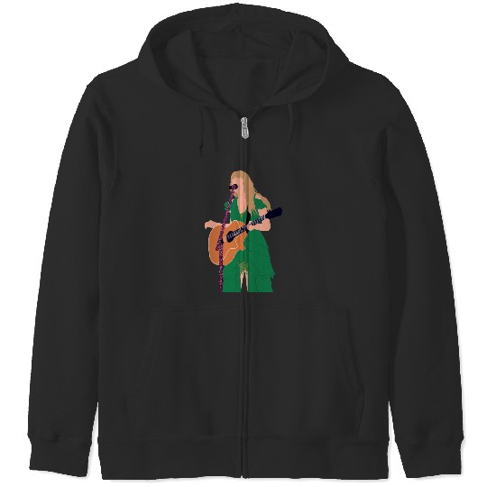 Discover Swift Eras Tour Green Dress acoustic art Zip Hoodies