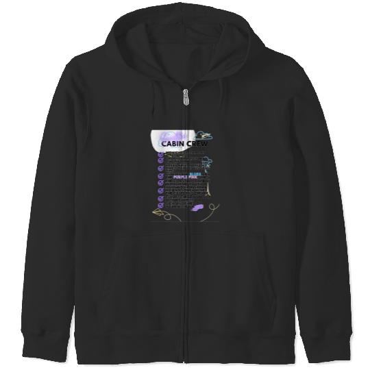 Discover Taylor version cabin crew Zip Hoodies