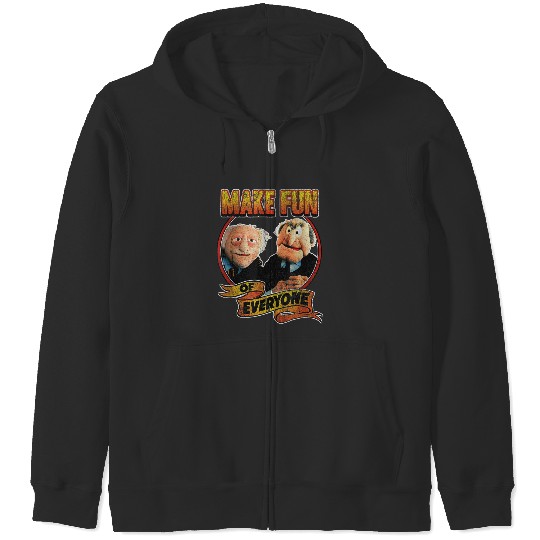  disneys The Muppets Make Fun Of Statler Waldorf Vintage Shot Gifts Zip Hoodies