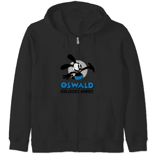 Disneyy Oswald the Lucky Rabbit Zip Hoodies
