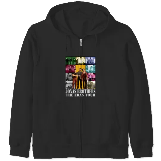 Discover Vintage The Eras Tour 2023- Jonas Brothers JB The Album waffle house Zip Hoodies