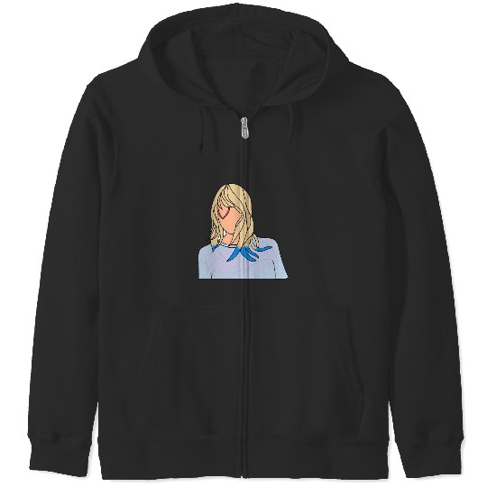 Taylorr Swift Bisexual Pride Flag Autograph Zip Hoodies