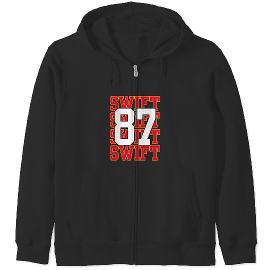 taylorr Swift and Travis Kelce (1) Zip Hoodies