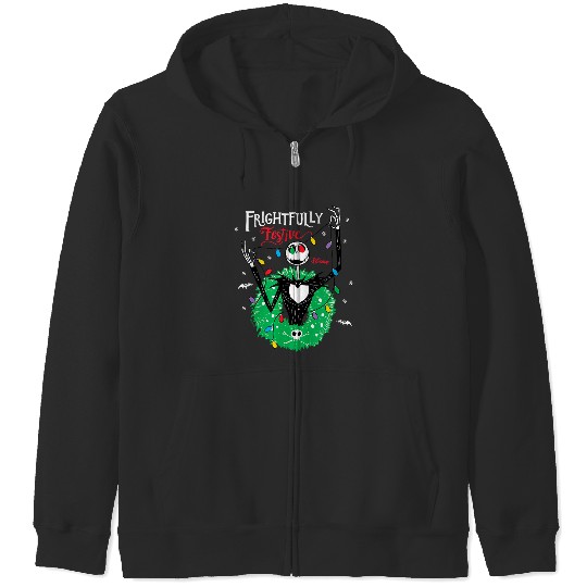 disneys The Nightmare Before Christmas Frightfully Festive Zip Hoodies
