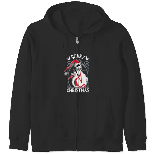 disneys The Nightmare Before Christmas Jack Scary Christmas Zip Hoodies