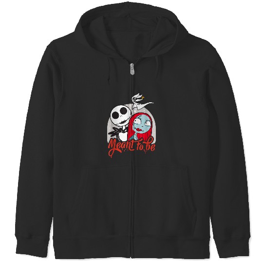 disneys The Nightmare Before Christmas Jack Sally Zip Hoodies