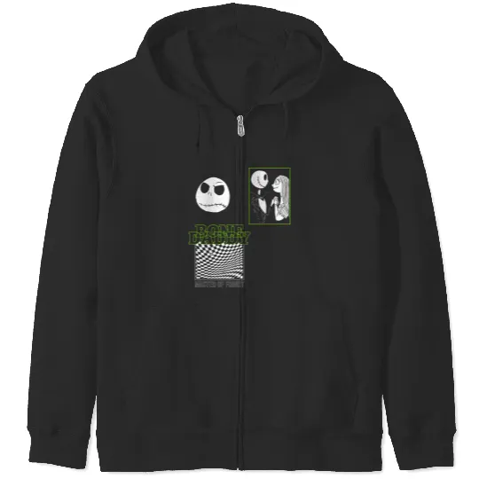 disneys The Nightmare Before Christmas Bone Daddy Panels Zip Hoodies