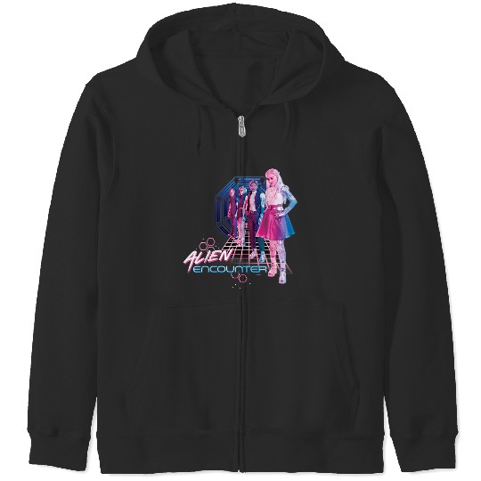 disneys Channel Zombies 3 Addison Alien Encounter Zip Hoodies