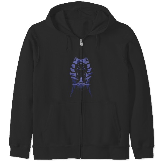 Stars Wars Ahsoka Tano Alien Worlds disneys Zip Hoodies