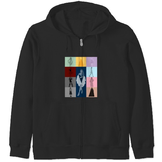Discover Taylor  Eras Sticker4 Zip Hoodies