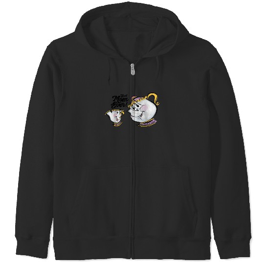 Disney Beauty and the Beast Chip Mrs. Potts Best Zip Hoodies