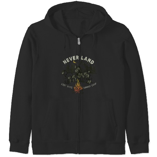 disneys Peter Pan Lost Boys Neverland Summer Camp Zip Hoodies