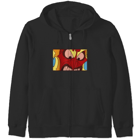 disneys Hercules Hades Pop Art Poster Graphic Zip Hoodies