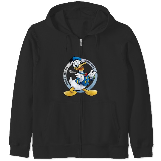 Disney Donald Duck 90th Anniversary Feisty Fabulous Legend Gifts Trends Zip Hoodies