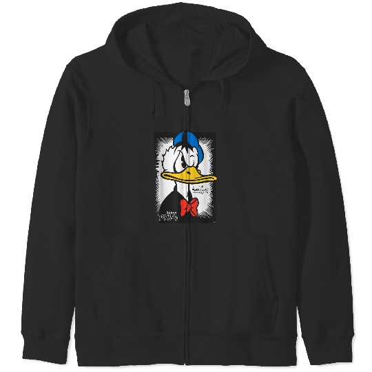 Disney Donald Duck 90th Anniversary Since 1934 Vintage Art Gifts Trends Zip Hoodies