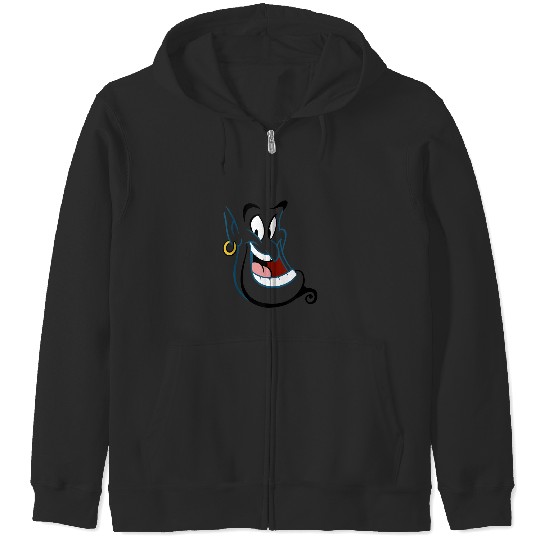 Disney Aladdin Genie Face Zip Hoodies