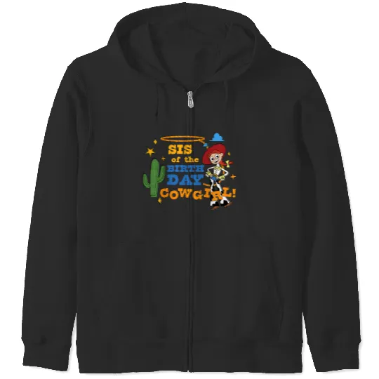disneys And Pixars Toy Story Sis Of The Birthday Cowgirl Zip Hoodies