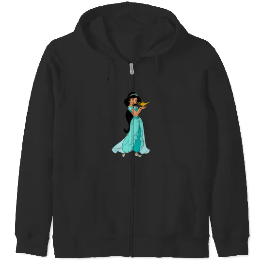 Disney Aladdin Princess Jasmine and Magic Lamp 90s Zip Hoodies