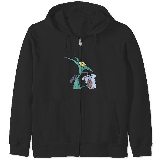 Disney Hercules I Am Panic Distressed Big Chest Zip Hoodies