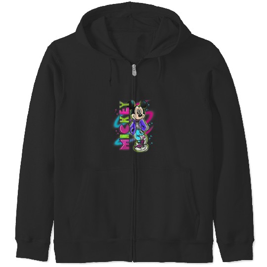 Disney Mickey Mouse Airbrush Zip Hoodies