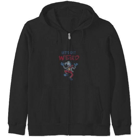 Disney The Muppets Gonzo The Great Lets Get Weir Zip Hoodies