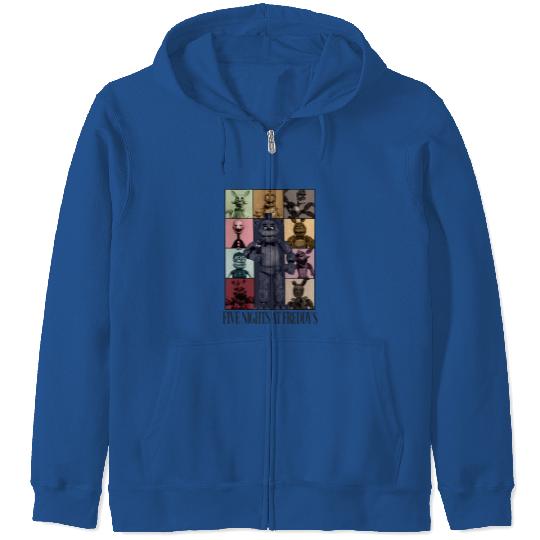 Five Nights At Freddys Eras Tour Zip Hoodies