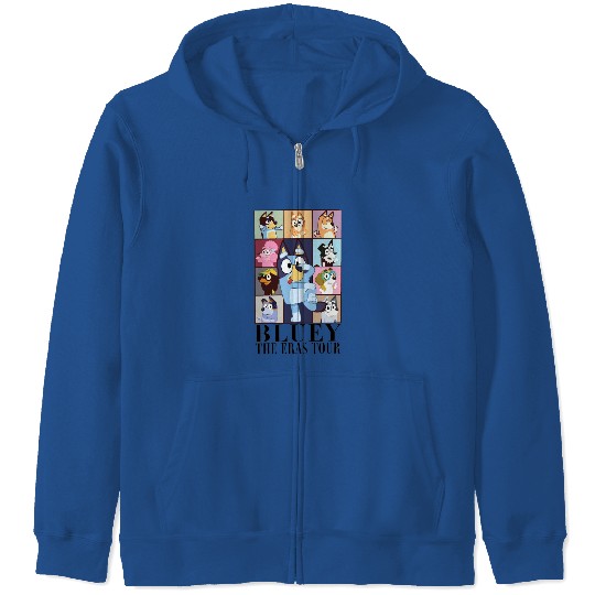 BlueyDad Eras Tour classique Zip Hoodies
