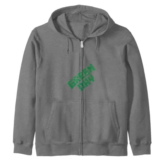 GreenDay Logo Magnet Zip Hoodies