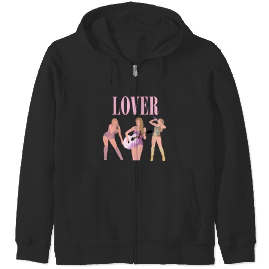taylorswift lover eras tour art Zip Hoodies