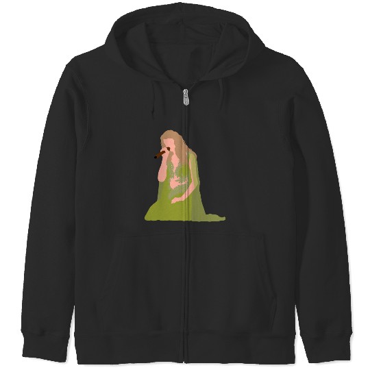 TaylorSwift Eras Tour green dress folklore evermore Zip Hoodies