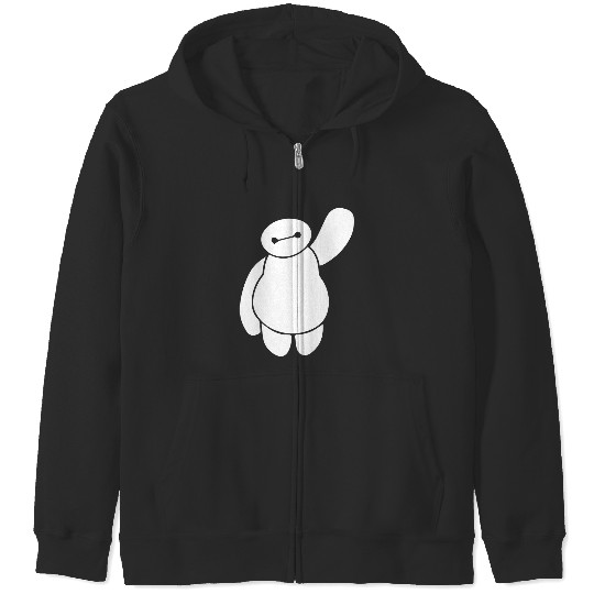 Disney Movie Big Hero 6 Baymax Waving Zip Hoodies