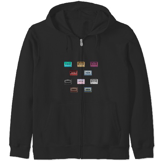 Discover Taylor  Eras Cassettes Sticker Zip Hoodies