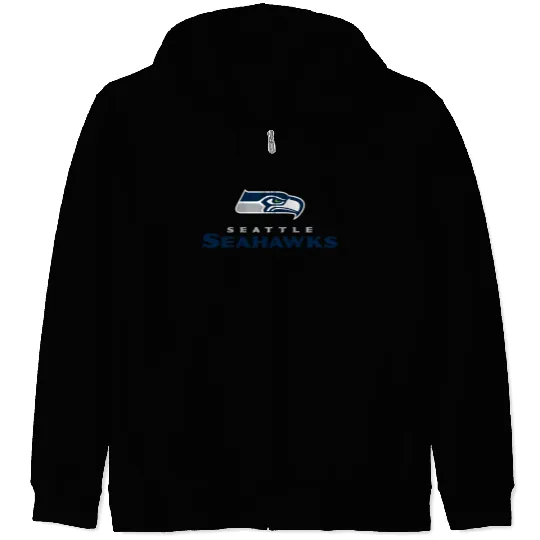 Seattle Seahawks Logo Zip Hoodies