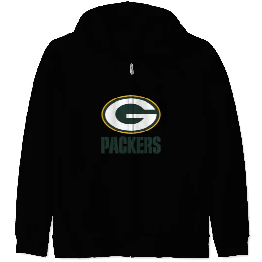 Green Bay Packers-Logo Zip Hoodies