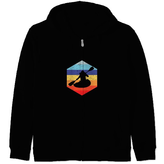 canoe paddle boat kayak canoeing men ladies kayaking 1 Zip Hoodies