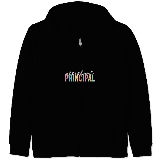 Assistant Principal Funny School Worker women Appreciation Zip Hoodies