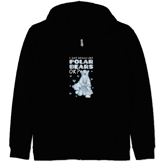 Funny Bear Polar Bear Specialist Biologist Expert Arctic Zoologist 1 Cute Bears Zip Hoodies