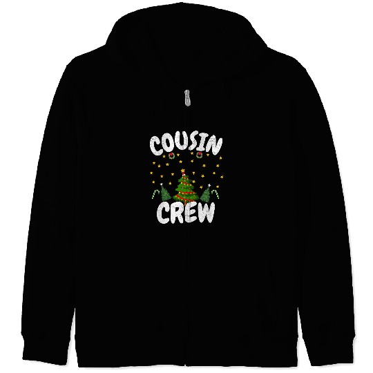 Christmas Cousin Crew for Cousins Family 338 Zip Hoodies