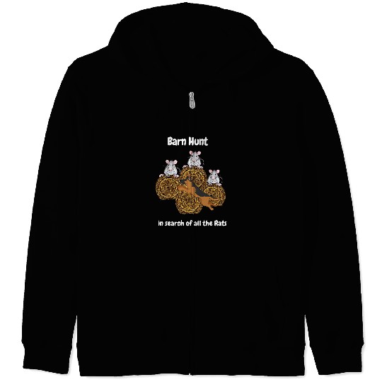 GSD Funny Barn Hunt in search of rats with tan German Shepherd German Shepherd Dog Dog Zip Hoodies
