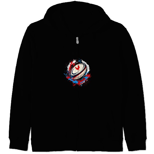 France Rugby Jersey France Flag Rugby France Jersey Zip Hoodies