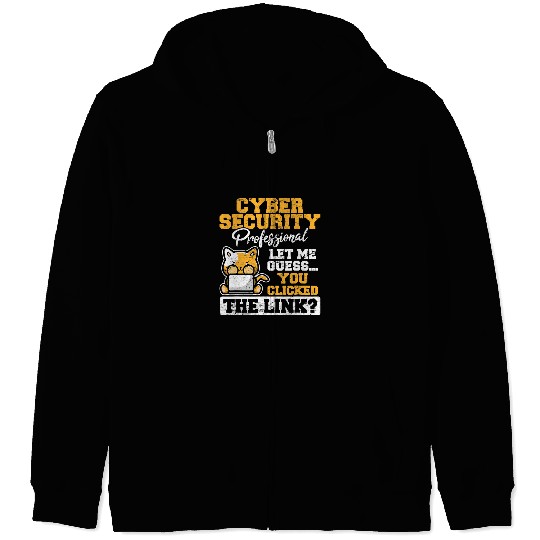 Computer Security Cyber Security Information Technology IT Zip Hoodies