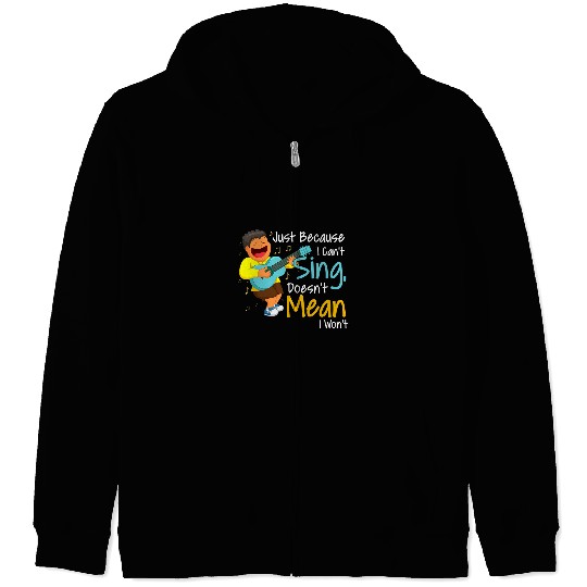 Guitarist Lover Just Because I Cant Sing Doesnt Mean I Wont 15 Guitar Zip Hoodies