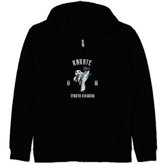 Karate Japanese Martial Arts Fighting MMA 3 Zip Hoodies
