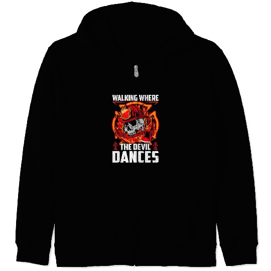 Fireman Firefighter Fireman Cool Graphics Firefighter Plus Size 18 Firemen Zip Hoodies