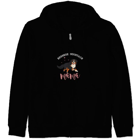 Bernese Mountain Mama Mothers Day Bernese Mountain Dog Zip Hoodies