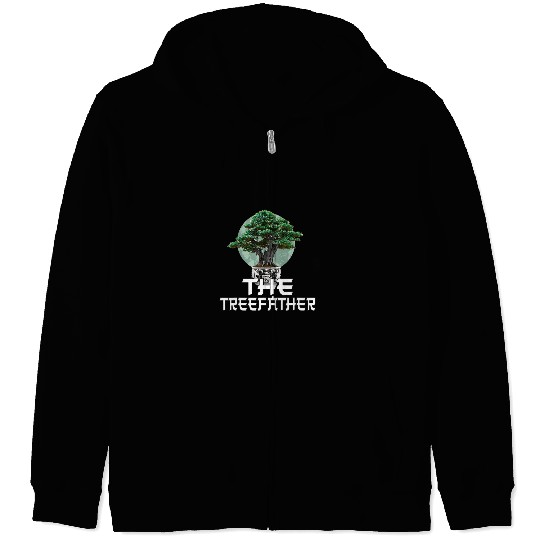 Bonsai Japan Silhouette Gardener Gardening Lover 1 Zip Hoodies